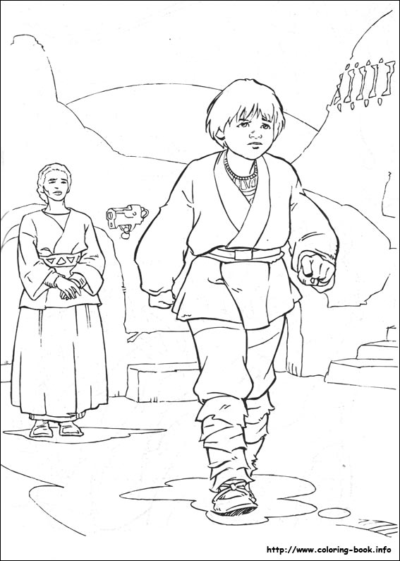 Star Wars coloring picture